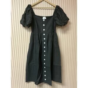 Pomander Place by Tuckernuck Alexis Midi Dress Black Size XL